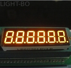 Elektronische Segment LED-Anzeige der Skala-6 der Stellen-7 0,36 Zoll-ultra heller Bernstein