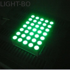Die reinen des Grün-5x7 Lichter der Punktematrix-3mm LED, die Mitteilung bewegen, unterzeichnet