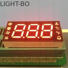 Sgs-entfrosten kundenspezifische LED-Anzeige, multi Farbe7 Segmentanzeige für Temperaturfeuchtigkeit