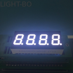 Ultra weiße 0,4 bewegen 4 Stelle 7 Segment LED-Anzeigen-allgemeine Kathode für Instrumentenbrett Schritt für Schritt fort