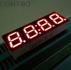 Uhr-Anzeigen-hohe Lichtstärke-Stall-Leistung der 0,8 Zoll-4 Stellen-sieben des Segment-LED