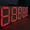 Ultra helle rote einstellige 7 segmentieren LED-Anzeigen-Gewohnheit 20 Zoll für große Anschlagtafeln