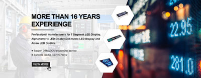 Qualität 7 Segment LED-Anzeige Fabrik