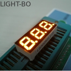 Dreistellige Mini7 Segment LED-Anzeige, die für Indikatorgelb multiplext