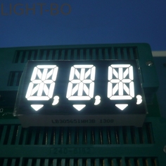 Weiße dreifache Segment LED-Anzeige der Stellen-14 für Digitalanzeigen