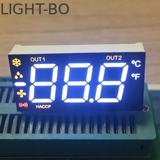Dreifache Segment LED-Mehrfarbenanzeige der Stellen-7 für Kühlschrank mit 90-Grad-Stiftdem verbiegen