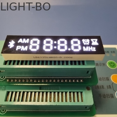 Kundengebundenes ultra Segment LED-Anzeigen-Modul des Weiß-4 der Stellen-7 für Bluetooth-Sprecher/-radio