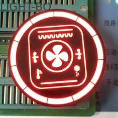 Runde fertigte 7 Segment LED-Anzeige für Temperaturüberwachung besonders an