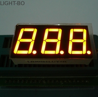 Ein guter Preis. Dreifache Segment LED-Anzeigen-Gelb-Farbe der Stellen-7 für elektrischen Ofen/Mikrowelle Online