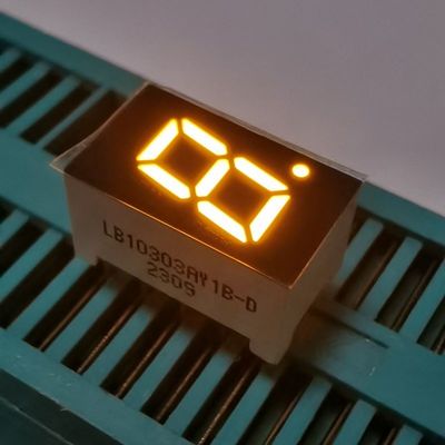 Ein guter Preis. Bernsteinfarbe 7,62 mm Einstellig 7-Segment LED-Display gemeinsame Anode Online