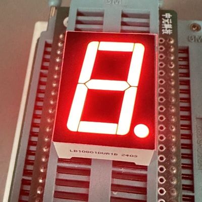 Ein guter Preis. Ultra Helles Rotes Einzelziffer 0,8 Zoll 7-Segment-LED-Anzeige, Gemeinsame Kathode für Digitalanzeige online