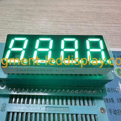 Ein guter Preis. 4-stellige 0,56-Zoll (14,2 mm) 7-Segment-LED-Anzeige – Reines Grün, Common Anode für Instrumententafeln & Haushaltsgeräte Online