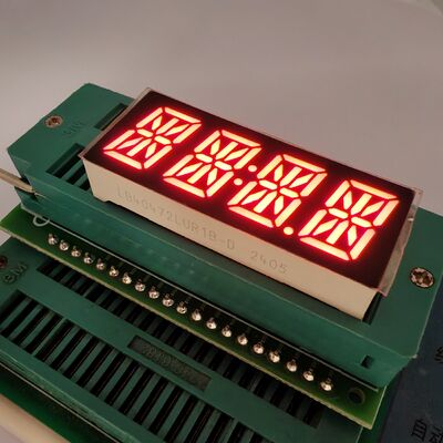 Ein guter Preis. 4-stellige 14-Segment-alphanumerische LED-Anzeige, ultrahelles Rot, für Taxameter-/Messanwendungen Online