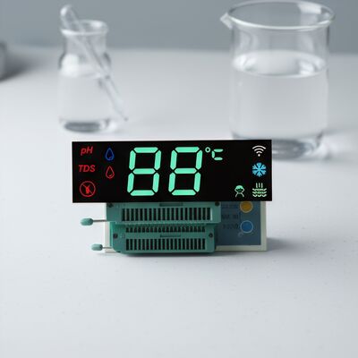 Ein guter Preis. Kundenspezifische Mehrfarbige Unsichtbar-Im-Aus-7-Segment-LED-Anzeige für Wasserspender Online