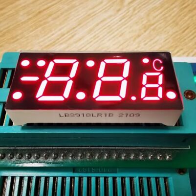 Ein guter Preis. Dreistellige 7-Segment-LED-Anzeige Gemeinsame Kathode mit Minuszeichen für Temperaturindikator Online