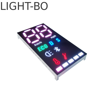 Mehrfarbensieben Stelle 635nm Segment 35mcd LED-Anzeigen-3 für Motorrad