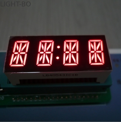 Ein guter Preis. 4 Segment der Stellen-7 alphanumerisches LED-Anzeigen-helles Rot für Instrumentenbrett Online
