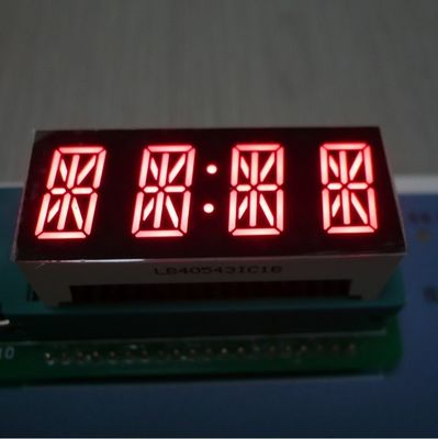 Ein guter Preis. 4-stellige alphanumerische 7-Segment-LED-Anzeige, hellrot, 14 Segment, für Instrumententafel online