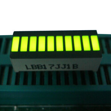 Ein guter Preis. Gelbe 10-LED-Lichtleiste mit 10-Segment-LED-Anzeige in kompakter Größe von 25,4 x 10,1 x 7,9 mm online