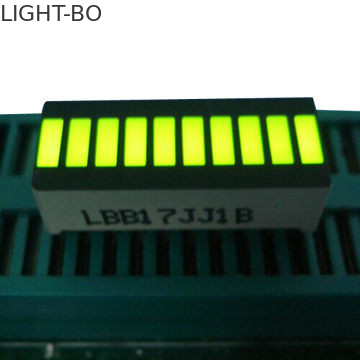 Lichtstrahl des Gelb-10 LED, großes Segment 10 führte Anzeige 25,4 x 10,1 x 7.9mm