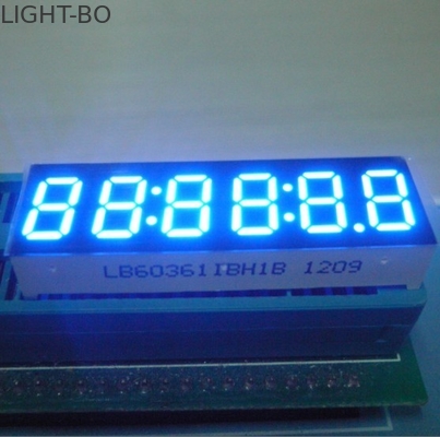 Ein guter Preis. Ultra helles geführte Anzeige des Blau-6 der Stellen-7 Segment 0,32 Zoll mit schwarzer Oberfläche Online