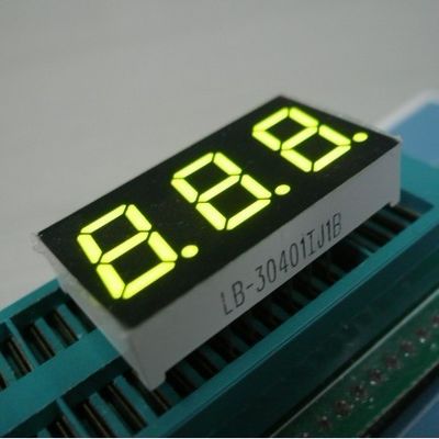 Gelb Grün Dreiziffer 7 Segment LED-Display Gemeinsame Anode