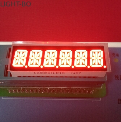 Super helles geführte Anzeige 10mm des Rot-6 der Stellen-14 Segment für Taxameter
