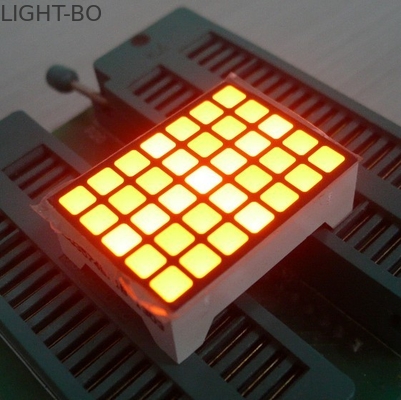 Ein guter Preis. Färben Sie quadratischen LED Matrix-Schirm die 14 Stiftgelb, wasserdichte Matrix 5x7 LED Online