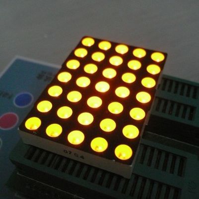5mm 5x7 Punktematrix-geführtes Anzeigen-ultra helles Gelb weit für bewegliche Zeichen