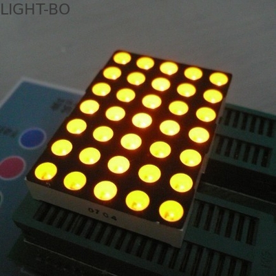 Ein guter Preis. 5mm 5x7 Punktematrix-geführtes Anzeigen-ultra helles Gelb weit für bewegliche Zeichen Online