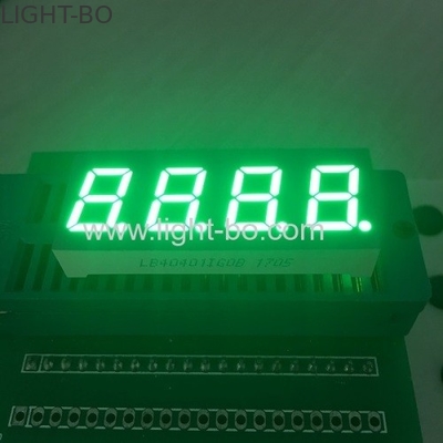 Vierzahlen7 segmentieren numerische LED-Anzeige ein reines Grün von 0,4 Zoll für Temperaturüberwachung