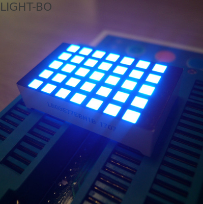 Ultra blaue 3Mm 5X7 Punktematrix führte Anzeigen-Reihen-Kathode für Höhenruder-Stellungsanzeiger