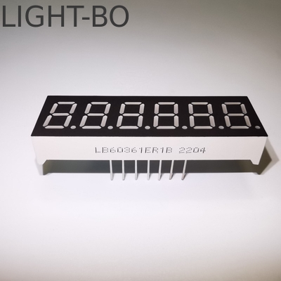Kunststoffkörper Superhellrot 14-Segment-LED-Display mit 14,2 mm Zeichenhöhe