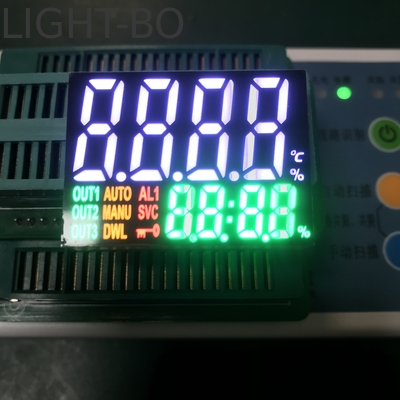 Mehrfarbiges Doppelreihe-Vierstelliges 7-Segment-LED-Display für Steuergeräte