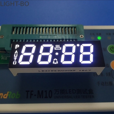 Ultra weiße Gewohnheit LED-Anzeige, 4 Segmentanzeige-allgemeine Anode der Stellen-sieben für Ofen-Timer