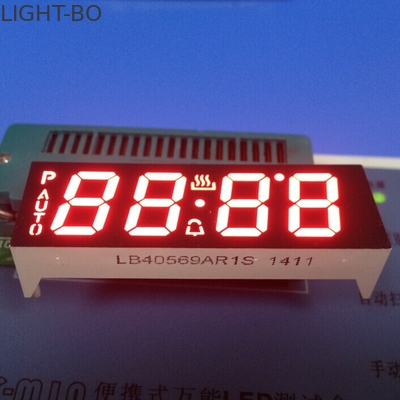 4 Stelle 14.2mm 7 Segment kundenspezifische LED-Anzeigen-ultra rote Ofen-Steueranwendung