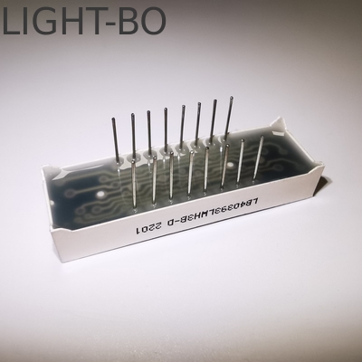 Elektrifizierte LED-Uhranzeige 12x6 Zoll Gemeinsame Kathodenpolarität für Kundenanforderungen