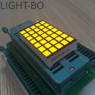 5x7 Dot Matrix LED-Display mit umgekehrter Spannung von 5V und Verbindung Row Anode Spalte Kathode