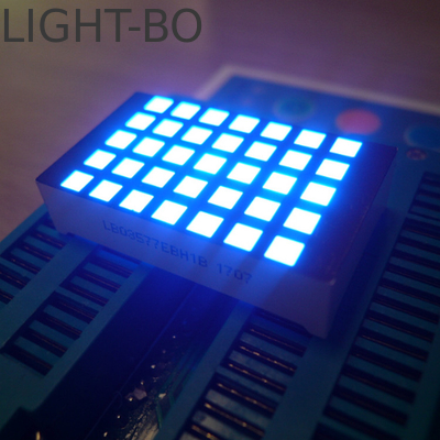 Hohe Helligkeit 5x7 Dot Matrix LED-Display mit hoher Auffrischungsrate und -20°C bis 70°C