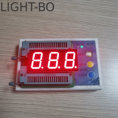 Ein guter Preis. Ultrahellrotes Kathoden-Drei-Zahlen-Sieben-Segment-LED-Display für Außeneinstellungen Online