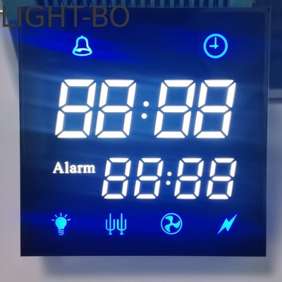 Helle weiß/blaue Kathoden-Doppelreihe-LED-Display für Mikrowellen-Timer