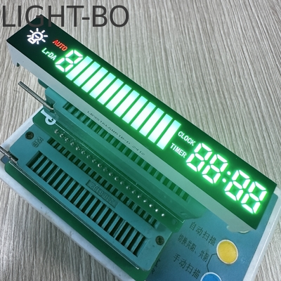 ULTRA HELLIG GRÜN/RÖT GEMEINES ANODEN-KOSTUM 7SEGMENT LED-Display für die Küchenhaube