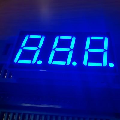 Dreistellige 0,56 Zoll 7-Segment-LED-Anzeige blaue Farbe Common Anode
