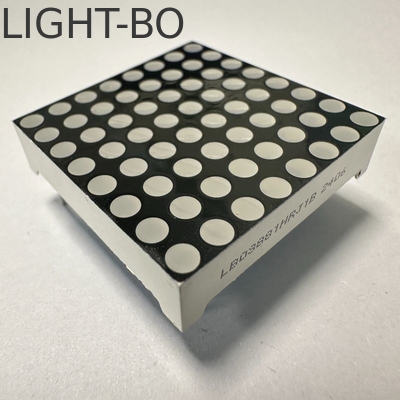 LED-Kathodenbildschirm zweifarbig Grün/Rot 3mm 8*8 DOT Matrix Stabilisator Leistung für bewegliche Zeichen