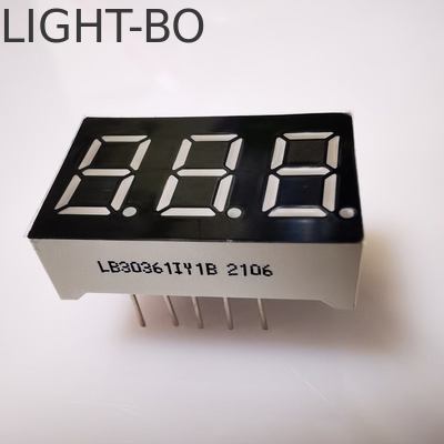 Ein guter Preis. 7 Segment 3 Ziffer 9,2 mm LED-Display Superhelle Bernstein-Gemeinsame Kathode für Panelmeter Online