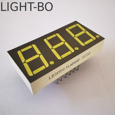 Ein guter Preis. Allgemeine Kathoden-LED-Anzeige Ultrahelle weiße graue Oberfläche 7 Segment 3stellige 14,2 mm für Temperaturregler Online