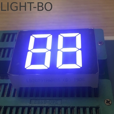 Ein guter Preis. 20mm 2-stelliges 7-Segment-LED-Display mit Anode-Weißfarbe für digitale Wasserheizungen Online