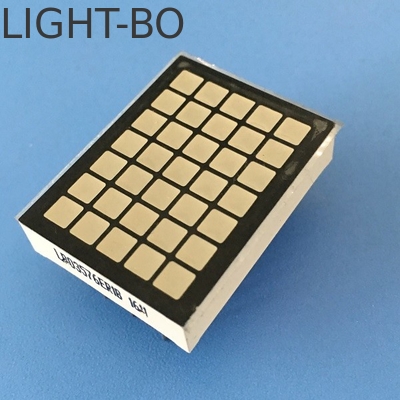 Quadratische DOT-Matrix-LED-Anzeige Weiß 5 * 7 für Aufzug Stocknummer Anzeige