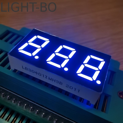 7 Segmente LED-Display 0,4 Zoll Common Anode Ultra Weiß für Temperaturanzeiger