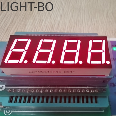 Ein guter Preis. 4 Ziffern 14,2 mm Hochhellrot 7 Segmente LED-Display Gemeinsame Anode zur Temperaturkontrolle Online